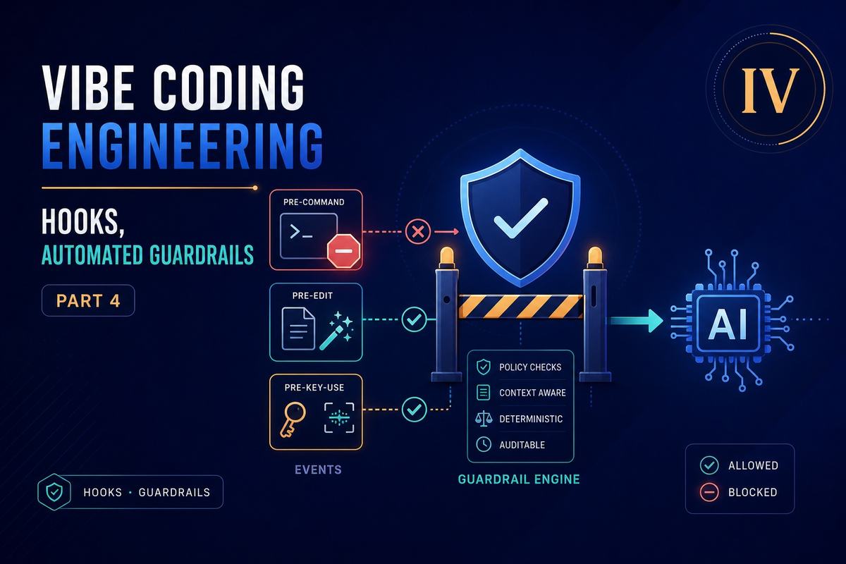 Vibe Coding 工程化进阶（四）：用 Hooks 给 Agent 上"自动护栏"